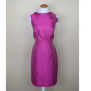 Rickie Freeman Teri Jon Pink Sheath Dress 8